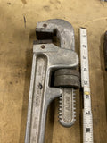18-Inch Toledo Beaver Aluminum Pipe Wrench, USA Lightweight Plumber tools 13"
