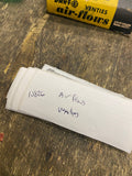 Vintage Air-Flows Venties Green Vent Wing Window Deflectors Auto Acc Display!