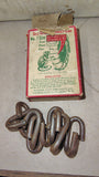 Vintage B-Line Rubber Tire Chain Adjusters & Monkey Link Repair Lot 1940s w Box