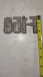 1975-1976 Ford F150 Front Fender Emblem Chrome OEM Badge D5TB-16702-AA