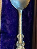 1902 Sterling Silver Civil War Commemorative Collectible Spoon Antique Box Washi