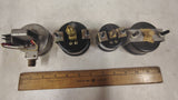 Lot of 4 Vintage U.S. Gauge USG Pressure Gauges 60 600 3000 4000 PSI Steampunk