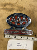 Vintage AAA National Award License Plate Topper 50s Auto Hot Rod Collectible #2