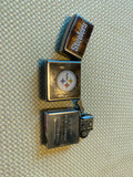 ZIPPO Pittsburgh Steelers 2016 Street Chrome Lighter Nice Shape Football fan!
