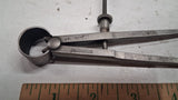 Vintage Starrett 6 Inch Outside Caliper & Brown Sharpe Inside Caliper Tool Lot