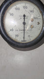 Vintage JH Emerson Co Iron Lung Respiratory Pressure Vacuum Gauge cm Water
