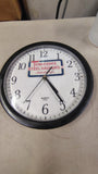 Vintage Tennessee Steel Haulers Advertising Wall Clock Quartz Japan 10 Inch