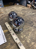 Harley Shovelhead Vtg Accessory Chrome Trim Balls Front Axle Covers Panhead 49-7