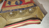 Vintage Sav-A-Battery Filler Caps 3-Pack NOS Automobile Accessory Box