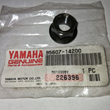 Yamaha Self Locking Nut 95607-14200 YZF-R6 YZF-R1 XT250 YZ80 Axle Flange OEM OS