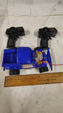 Vintage New Bright Blue RC Step Side Hot Rod PickUp Truck Lot With 2 Remotes