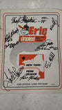 Vintage Erie Minor League Baseball Programs Autographed Lot Cardinals Orioles