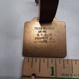 Vintage Link-Belt Speeder Shovel Crane Watch Fob WT Walsh Cleveland Ohio Robbins