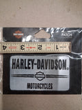 Harley-Davidson Reflective 3.75" Rectangle Patch Sew-On Emblem OEM 8011802