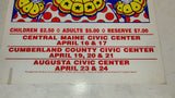 Kora Temple Annual Shrine Circus Poster Maine Clown Illustration Rare
