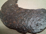 Antique Early European Hand Forged Iron Sickle Blade Long Tang Medieval Relic