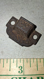 Antique Cast Iron Eastlake Cabinet Cupboard Latch Keeper Catch Fleur De Lis Pair