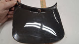 Black AHRMA Vintage Dirt Bike Helmet Duck Bill Visor Motocross Motorcycle Bell