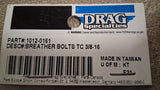 Drag Specialties 1012-0161 Breather Bolts TC 3/8-16 Harley Twin Cam 2-Pack NOS