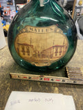 Vintage Mateus Rosé Green Glass Wine Bottle Portugal 25 Oz Collectible