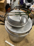 Vintage Miners Lunch Jelly Bucket Aluminum Multi Piece Stacked Mid modern centur