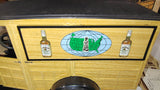 Vintage Jim Beam Black 1929 Ford Model A Woodie Decanter w/ Box Documents