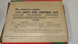 Vintage 1950's Noma Safety Plug Christmas Lights 15 Light C7 Set in Box