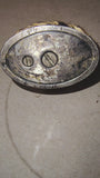 Vintage 1940s Ronson Crown Silver Plated Table Lighter Patent RE 19023