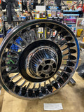 Harley OEM 28-Spoke Touring Wheels Set Chrome Black 2009^ FLH Glide Limited 16-