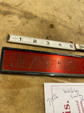 Vtg Harley Saddlebag Emblem Badges Red FLH Shovelhead 80 Cu in Electra glide OEM