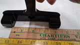 Harley Gloss Black Passenger Footboard Support Brackets Mounts Touring 93-06