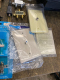 Mixed Electronic Parts Lot Coaxial TV Antenna Connectors VHF UHF Adapters Splitt