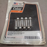 Colony Lifter Base Screw Kit - Pre-1976 Harley Cases w/ Late Lifters #8712-8