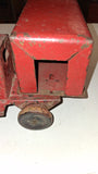Vintage 1930s Wyandotte Pressed Steel Semi Moving Van Truck Wood Wheels Original