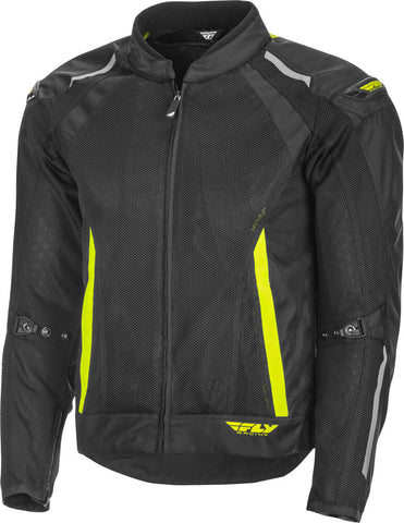 FLY RACING COOLPRO MESH RIDING JACKET BLACK/HI-VIS SM PROTECTIVE GEAR OFFROAD CY