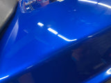 Harley Tour Pak Rich Sunglo Blue Ultra Classic Glide FLH W passenger Pad OEM Nic