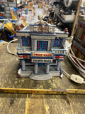 Lemax 1999 Millennium 2000 Celebration Town Hall Lighted Porcelain House Herald