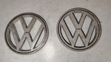 Vintage OEM VW Beetle Front Hood Emblem Lot 113853601B Schwager Pforzheim