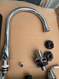 Project Source Kitchen Faucet Stainless Steel Finish #0865917 missing rinse hose