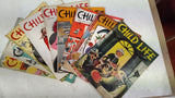 Vintage Child Life Magazine Lot of 9 Issues 1954 Complete Run Spanning Year