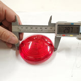 1973-1985 Harley Super Glide Dyna Softail Sportster Flat Red Turn Signal Lens