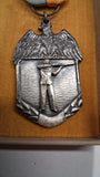 1955 Blackinton 25 Yard Off Hand Shooting Medal Tuscarora Trail M. L. Comp Box