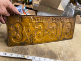 Vintage 1921 Pennsylvania Pa License Plate - Collectible Auto Memorabilia Truck