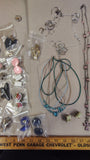 Vintage Costume Jewelry Lot Necklaces ClipOn Earrings Multi Strand Beaded 80s