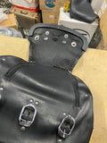 FLSTS Heritage Softail Springer Leather Saddle Bag Red Trim Harley Softail OEM!