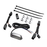 OEM Harley Air Foil Luggage Rack LED Smoked Lens Light Kit Sportster XL 68000010