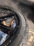 Black Mag Wheels Harley Street Bob Low Rider Softail Dunlop Tires New T/o FXBB!