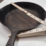Vtg Unmarked Wagner Ware No. 8 Cast Iron Skillet 10 1/2 Inch Deep Chicken Fryer
