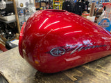 08-17 Yamaha Warrior 1700 Gas Fuel Tank Dark Red Metallic OEM Dings royal star x