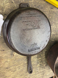 Wagner 10 1/2" Cast Iron Chicken Frying Pan 1891 Collectible USA 100 years Comm